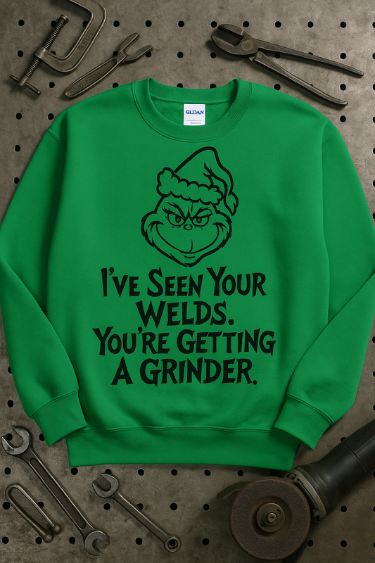GRINCH WELDER SWEATSHIRT
