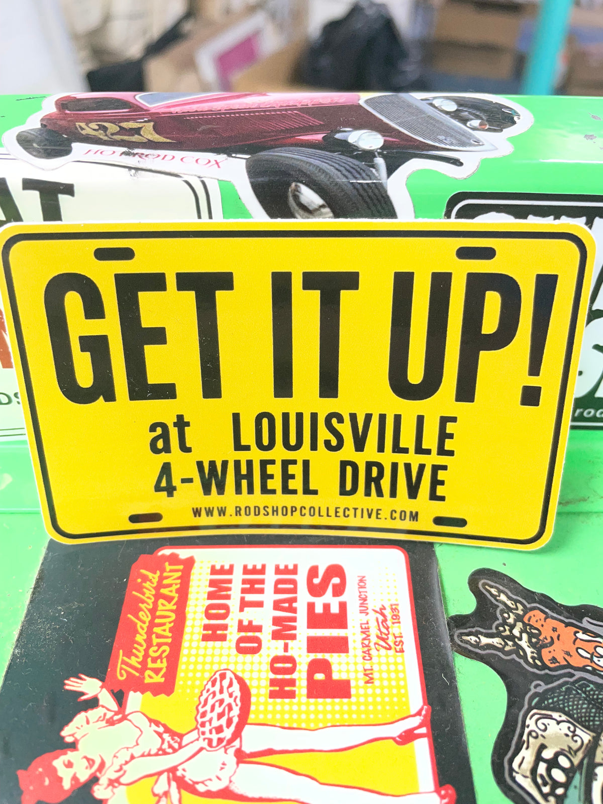 Louisville 4x4 die cut vinyl sticker Louisville Speed Shop Collection