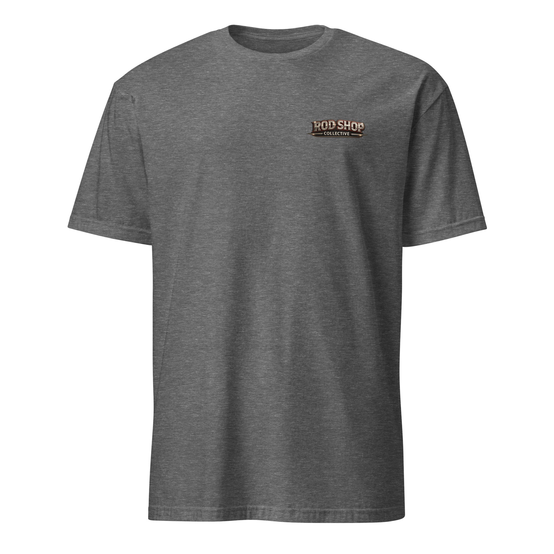 If Money Can't Buy Happiness Explain Hot Rods and Beer t-shirt — funny gearhead and beer lover humor tee on graphite front pocket design — Rod Shop Collective — Louisville, Kentucky